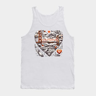 I love you California Tank Top